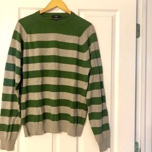 JCrew Men’s crew neck stripped sweater.